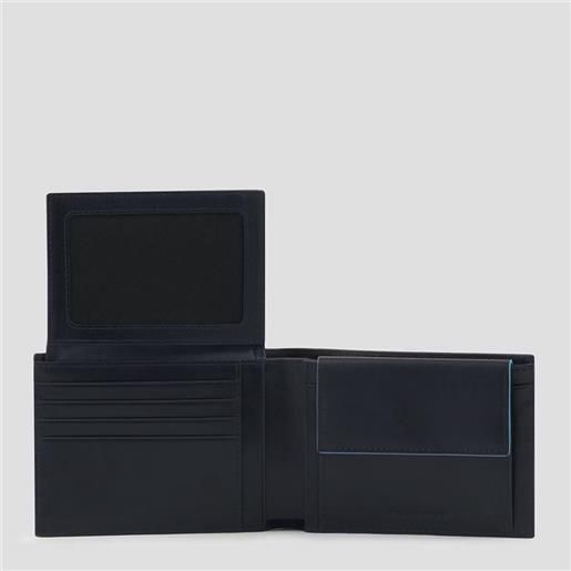 PIQUADRO portafoglio uomo con porta documenti b2 revamp nero