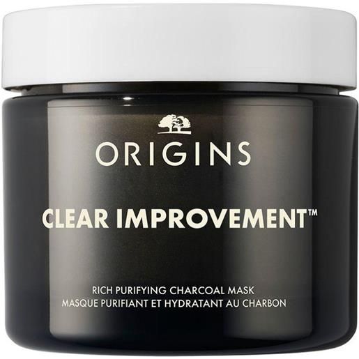 ORIGINS clear improvement rich purifying charcoal mask - 75ml