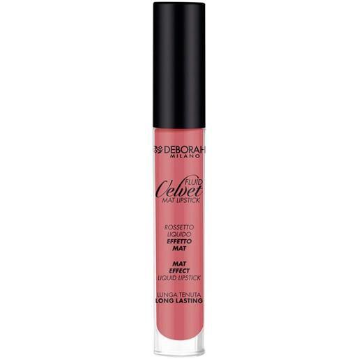 DEBORAH fluid velvet mat lipstick pink 02