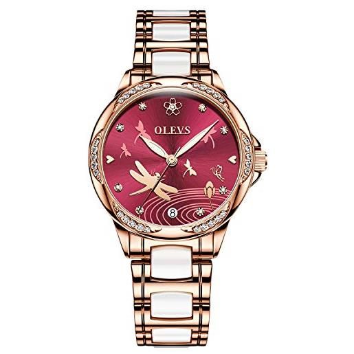 RORIOS automatico meccanico orologio donna luminoso orologio da polso shining dial elegant women watches