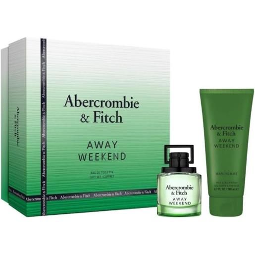 Abercrombie & Fitch away weekend men - edt 50 ml + gel doccia e shampoo (2in1) 200 ml