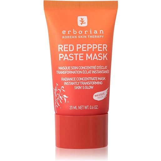 Erborian maschera viso illuminante ed energizzante red pepper paste mask (radiance concentrate mask) 20 ml