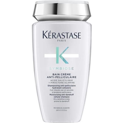 Kérastase shampoo antiforfora per cuoio capelluto secco k symbiose (moisturizing anti-dandruff cellular shampoo) 1000 ml