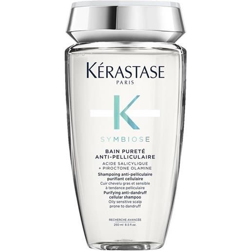 Kérastase shampoo antiforfora per cuoio capelluto grasso k symbiose (purifying anti-dandruff cellular shampoo) 1000 ml