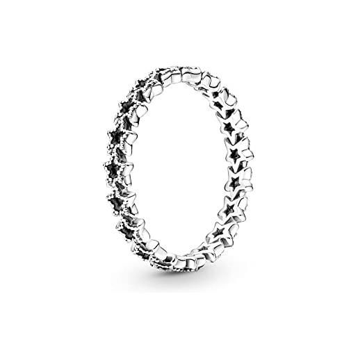 Pandora anello moments con stelle asimmetriche, in argento sterling, 56