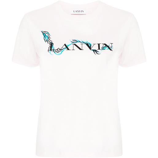 Lanvin t-shirt con stampa - rosa