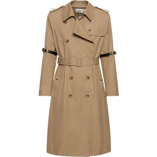 COPERNI trench in misto cotone con logo