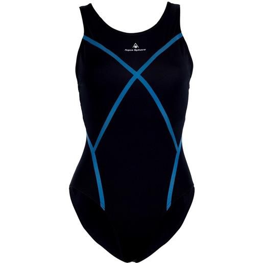 Aquasphere capri swimsuit blu, nero fr 42 donna