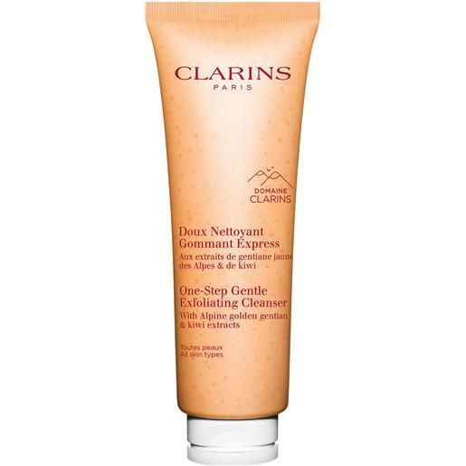 Clarins doux nettoyant gommant express 125ml esfoliante viso, gel detergente viso