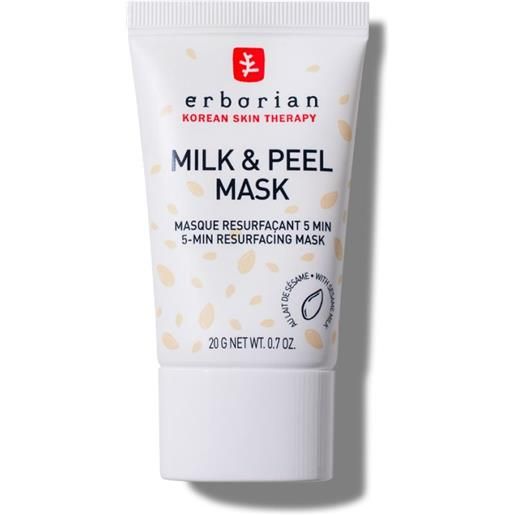ERBORIAN milk & peel mask 20g maschera illuminante viso, esfoliante viso