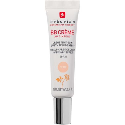 ERBORIAN bb crème - 15 ml 15ml bb cream, bb cream clair