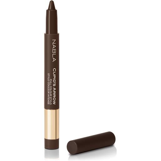 Nabla cupid's arrow longwear stylo 0.8gr matita occhi, eyeliner, ombretto crema arrow #11 deep brown