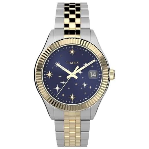 Timex orologio analogico al quarzo da donna con cinturino in acciaio inossidabile tw2w21800
