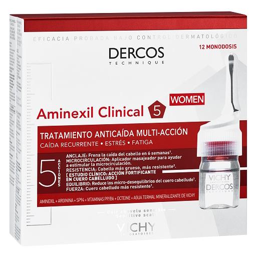 VICHY (L'Oreal Italia SpA) dercos aminexil clinical 5 donna 12 fiale 6 ml