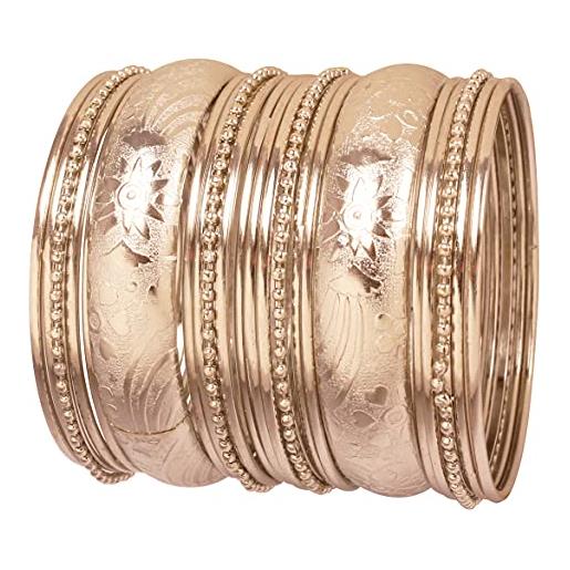 Touchstone silver bangle collection indiana bollywood desiderio fine cut edges tango tune rappresentazione di fine jewelry designer braccialetti serie di 24 in tono argento per le donne. 