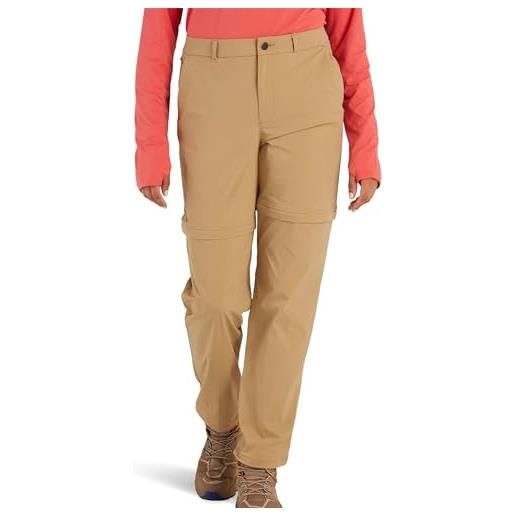 Marmot donna women's arch rock convertible pant, pantaloni da trekking con zip traspiranti, pantaloni da trekking idrorepellenti, pantaloni lunghi con gambe staccabili, dark steel, 12