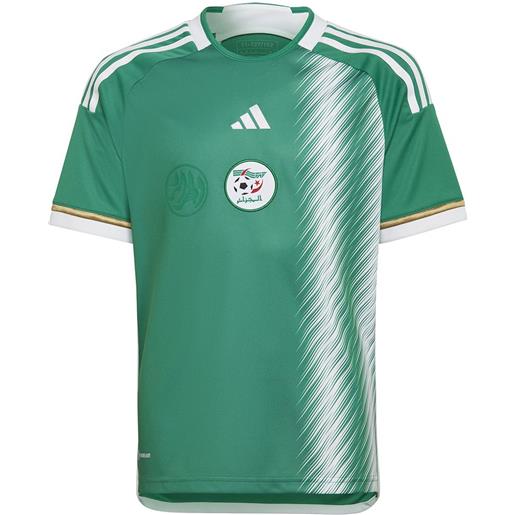 Adidas argelia 23/24 junior short sleeve t-shirt away verde 7-8 years