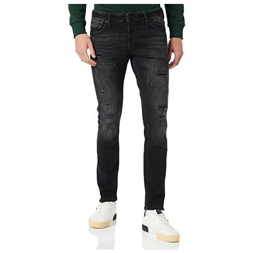 JACK & JONES jjiglenn jjblair ge 802 noos jeans, denim nero, 33w x 34l uomo