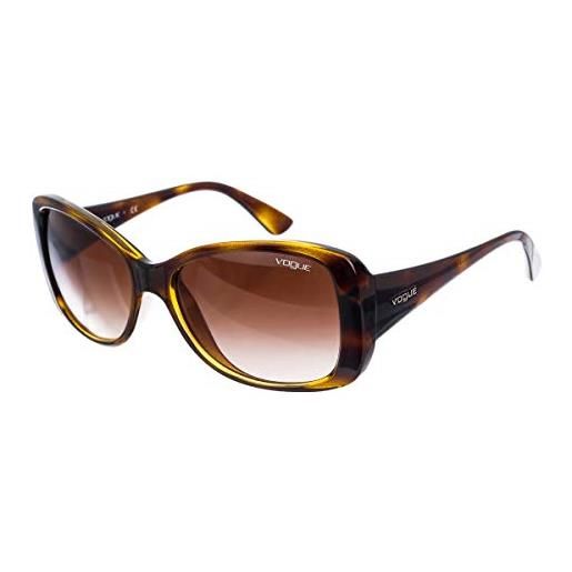 Vogue Eyewear 0vo2843s w65613 56 occhiali da sole, marrone (havana/brown gradient), donna