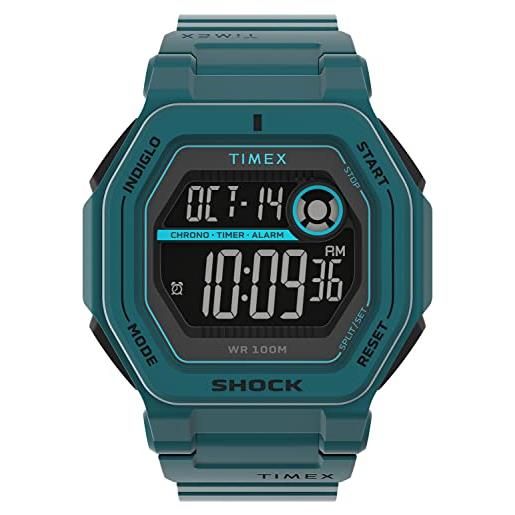 Timex orologio digitale al quarzo da uomo con cinturino in plastica tw2v59900