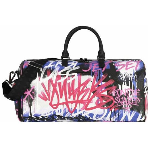 Sprayground vandal couture borsa da viaggio weekender 52 cm multicolore