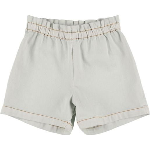 BONPOINT shorts in cotone chambray stretch