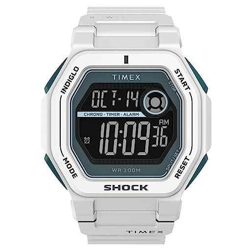 Timex orologio digitale al quarzo da uomo con cinturino in plastica tw2v63600
