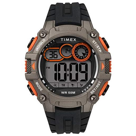 Timex orologio digitale uomo con cinturino in silicone tw5m27200