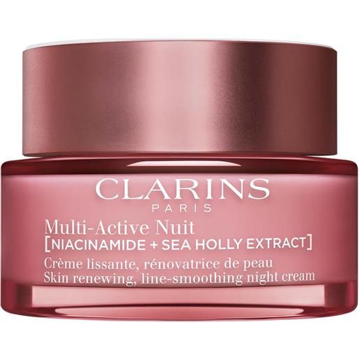 Clarins multi-active crema notte per tutti i tipi di pelle 50ml