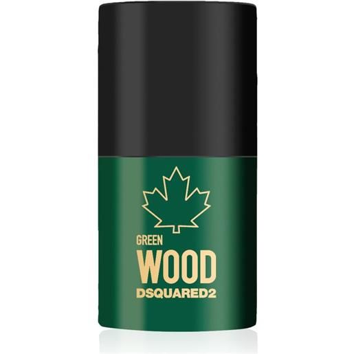 Dsquared² green wood perfumed deodorant stick pour homme 75 ml
