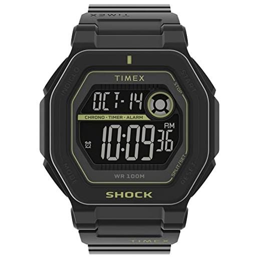 Timex orologio digitale al quarzo da uomo con cinturino in plastica tw2v59800