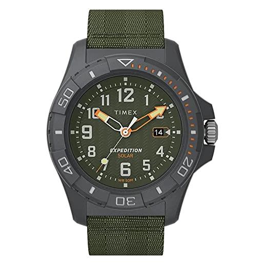 Timex orologio analogico al quarzo uomo con cinturino in tessile tw2v40400