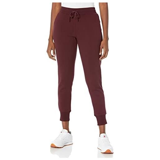 Amazon Essentials pantaloni jogger sportivi in pile (disponibili in taglie forti) donna, nero, m