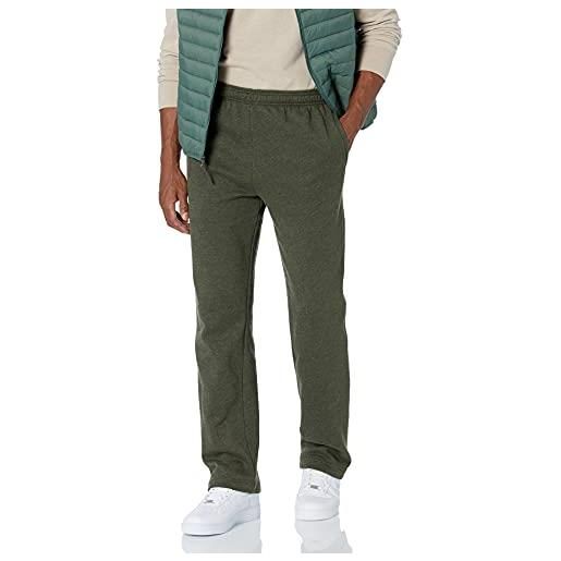 Amazon Essentials pantaloni sportivi in pile (disponibili in taglie extra forti) uomo, carbone puntinato, xl
