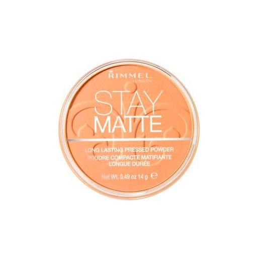 Rimmel stay matte - cipria 005 silky beige