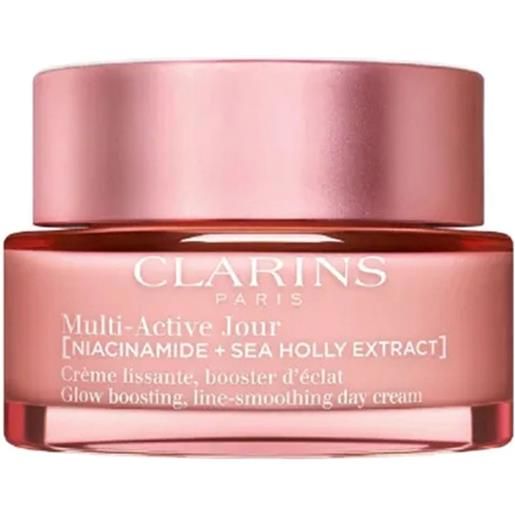 Clarins multi-active jour 30+ 50 ml anti-rughe anti-stress levigante illuminante crema