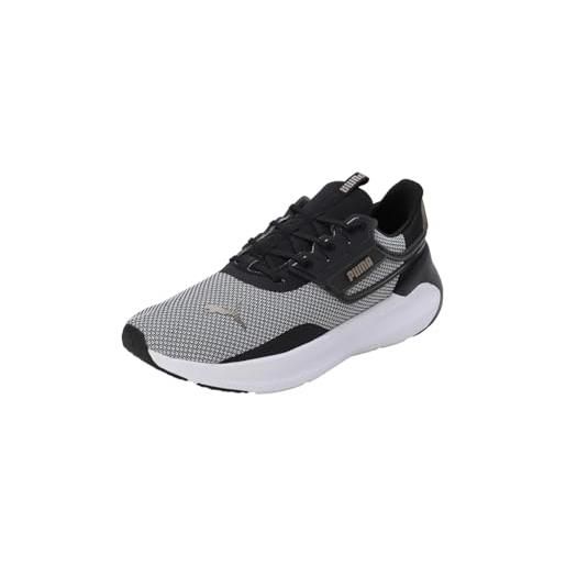 Puma unisex adults softride symmetry road running shoes, puma black-cool dark gray-puma white, 38.5 eu