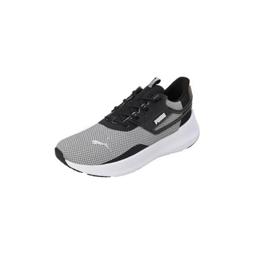 Puma unisex adults softride symmetry road running shoes, puma black-cool dark gray-puma white, 37 eu