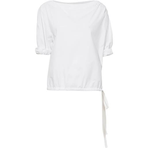 Proenza Schouler t-shirt addison con maniche a palloncino - bianco