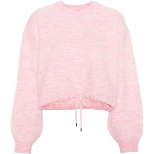 Maje maglione con effetto melange - rosa