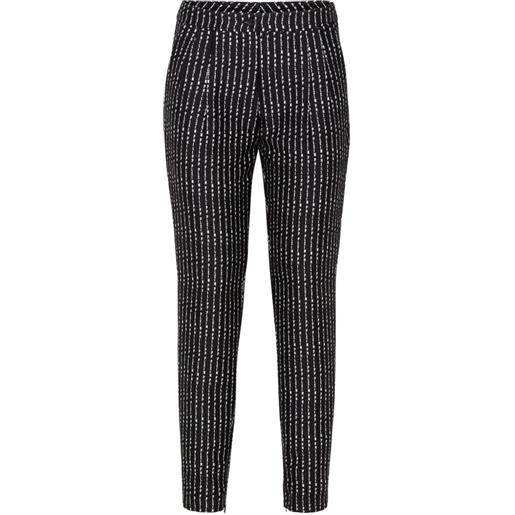 Philipp Plein pantaloni gessati - nero