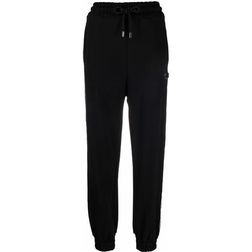 Philipp Plein joggers con decorazione - nero