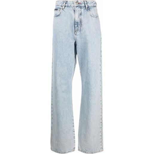 Philipp Plein jeans taglio comodo iconic - blu
