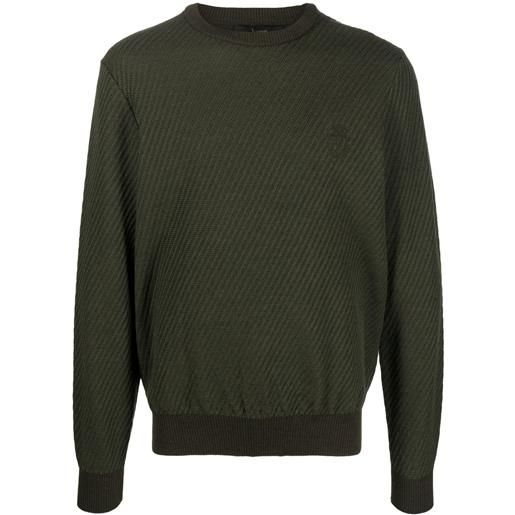 Billionaire maglione girocollo - verde