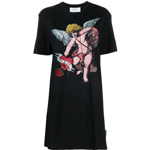 Philipp Plein abito modello t-shirt love angel - nero