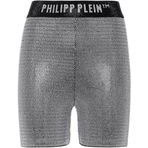 Philipp Plein shorts lamè - nero