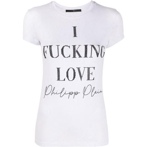 Philipp Plein t-shirt con stampa - bianco