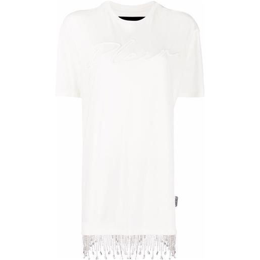 Philipp Plein abito stile t-shirt - toni neutri