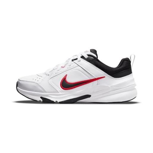 Nike defy all day, men's training shoes uomo, white/black-university red, 38 eu