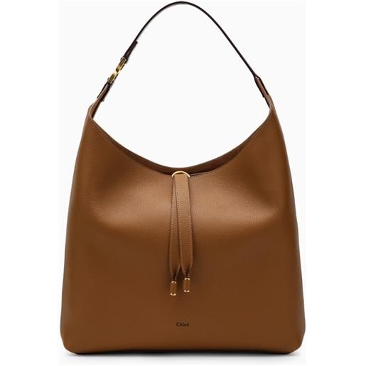 Chloé borsa hobo mercie marrone in pelle